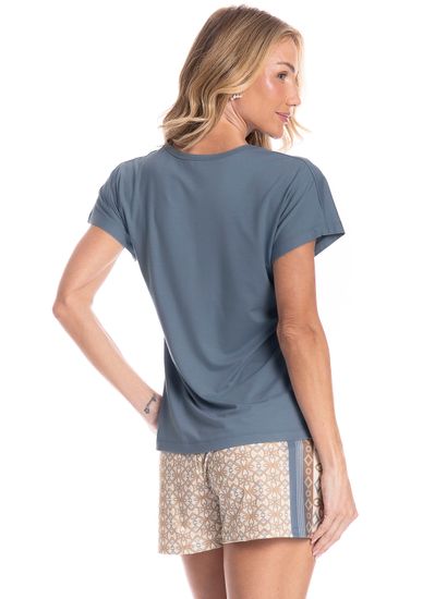Pijama Feminino Curto Jaque - Imagem 2 - Desktop