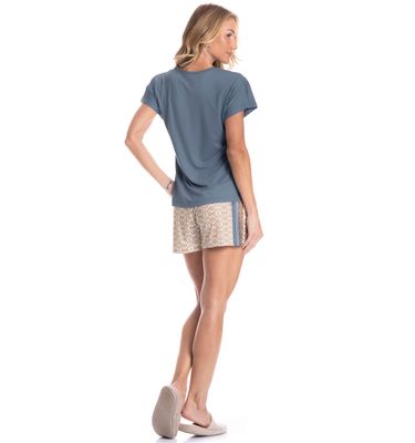 Pijama Feminino Curto Jaque - Imagem 4 - Mobile