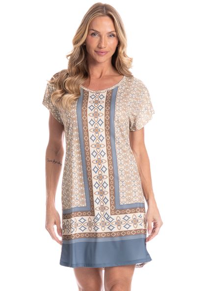 Camisão Feminino Jaque Azul - Imagem 1