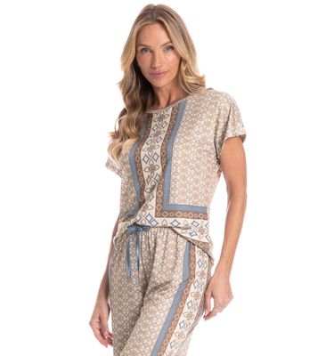 Pijama Feminino Capri Jaque - Imagem 3 - Mobile