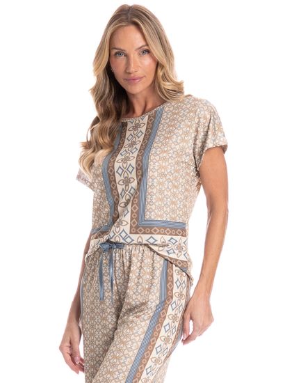 Pijama Feminino Capri Jaque - Imagem 3 - Desktop