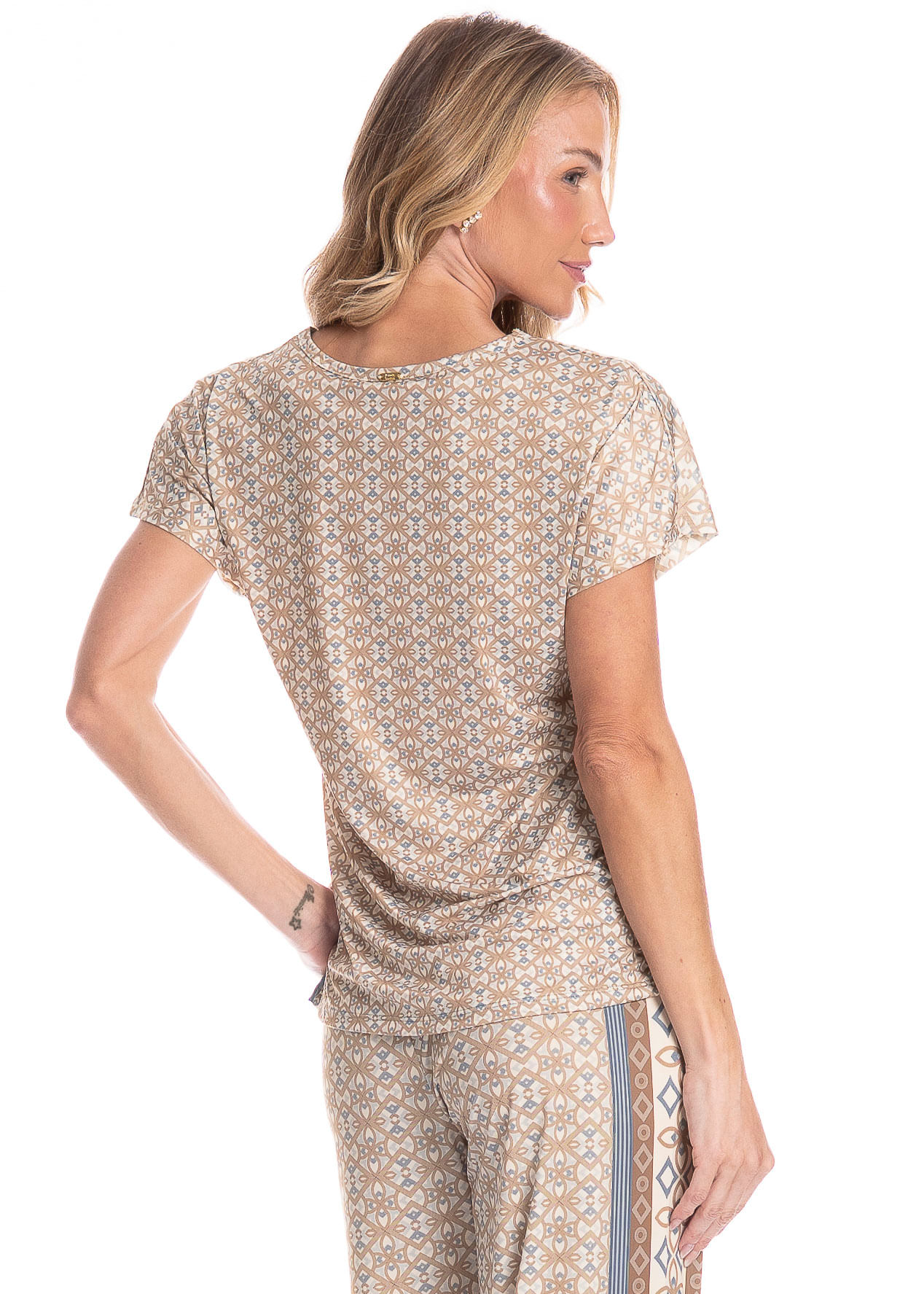 Pijama Feminino Capri Jaque - Imagem 4 - Mobile
