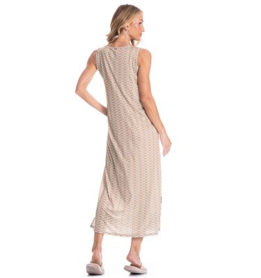 Vestido Feminino Regata Longo Jaque - Imagem 2 - Mobile