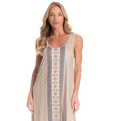 Vestido Feminino Regata Longo Jaque - Imagem 3 - Mobile