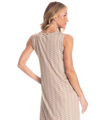 Vestido Feminino Regata Longo Jaque - Imagem 4 - Mobile