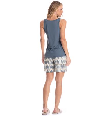 Pijama Feminino Shortão Regata Analu - Imagem 4 - Mobile