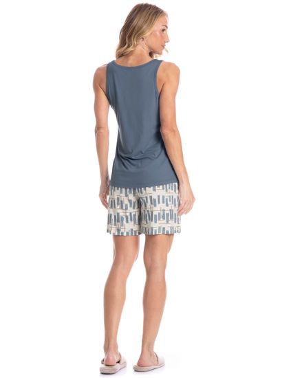 Pijama Feminino Shortão Regata Analu - Imagem 4 - Desktop