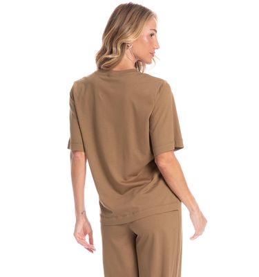 Conjunto Feminino Longo Manga Curta Sofia - Imagem 4 - Mobile