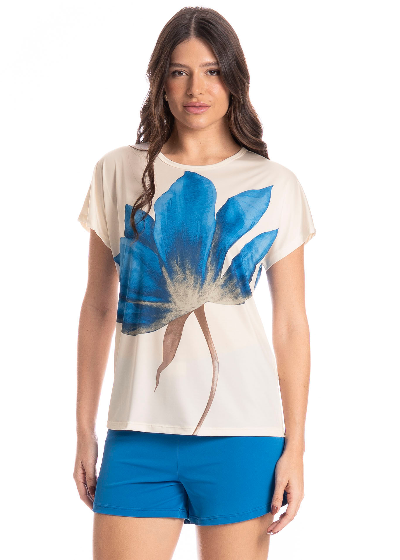 Pijama Feminino Curto Yasmin - Imagem 1