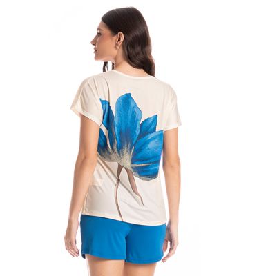 Pijama Feminino Curto Yasmin - Imagem 2 - Mobile