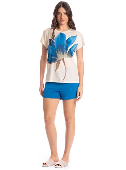 Pijama Feminino Curto Yasmin - Imagem 3 - Desktop