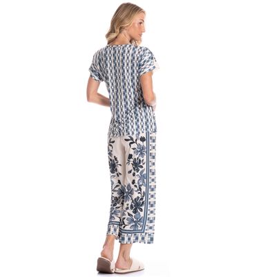 Pijama Feminino Capri Brisa - Imagem 2 - Mobile