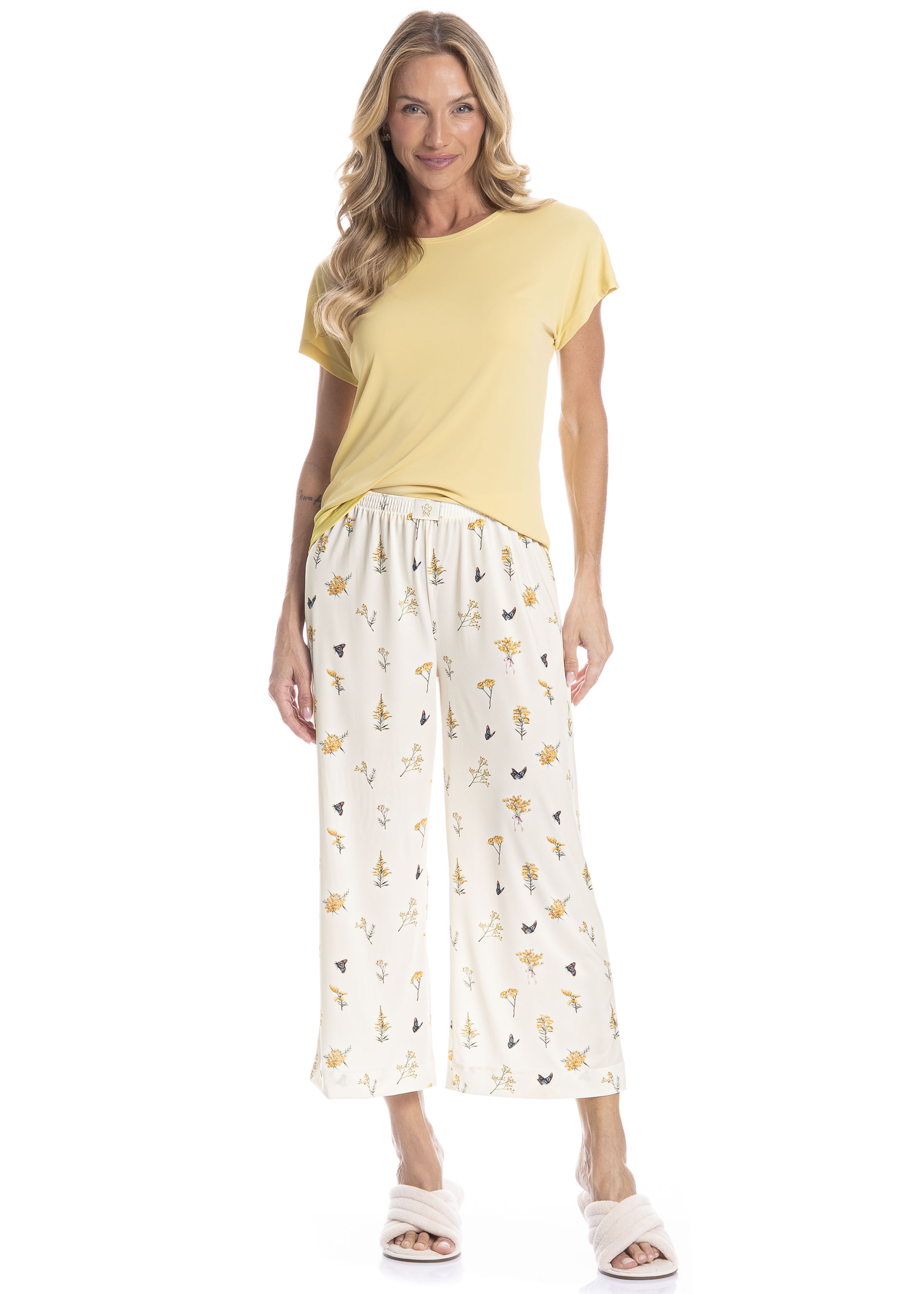 Pijama Feminino Capri Mila - Imagem 1