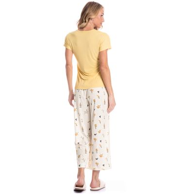 Pijama Feminino Capri Mila - Imagem 2 - Mobile