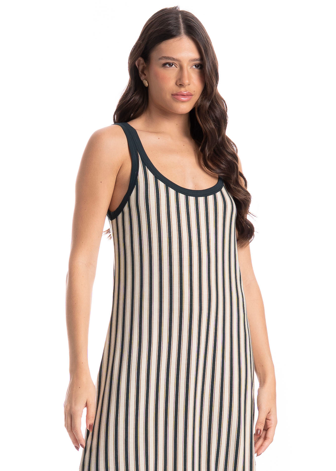 Vestido Midi Regata Leila - Imagem 3 - Mobile