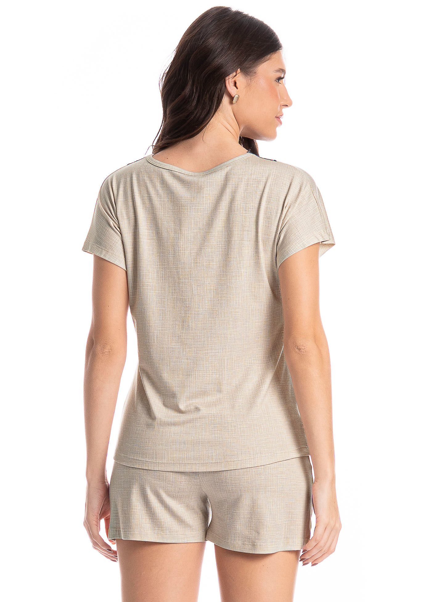 Pijama Feminino Curto Camila - Imagem 2 - Mobile