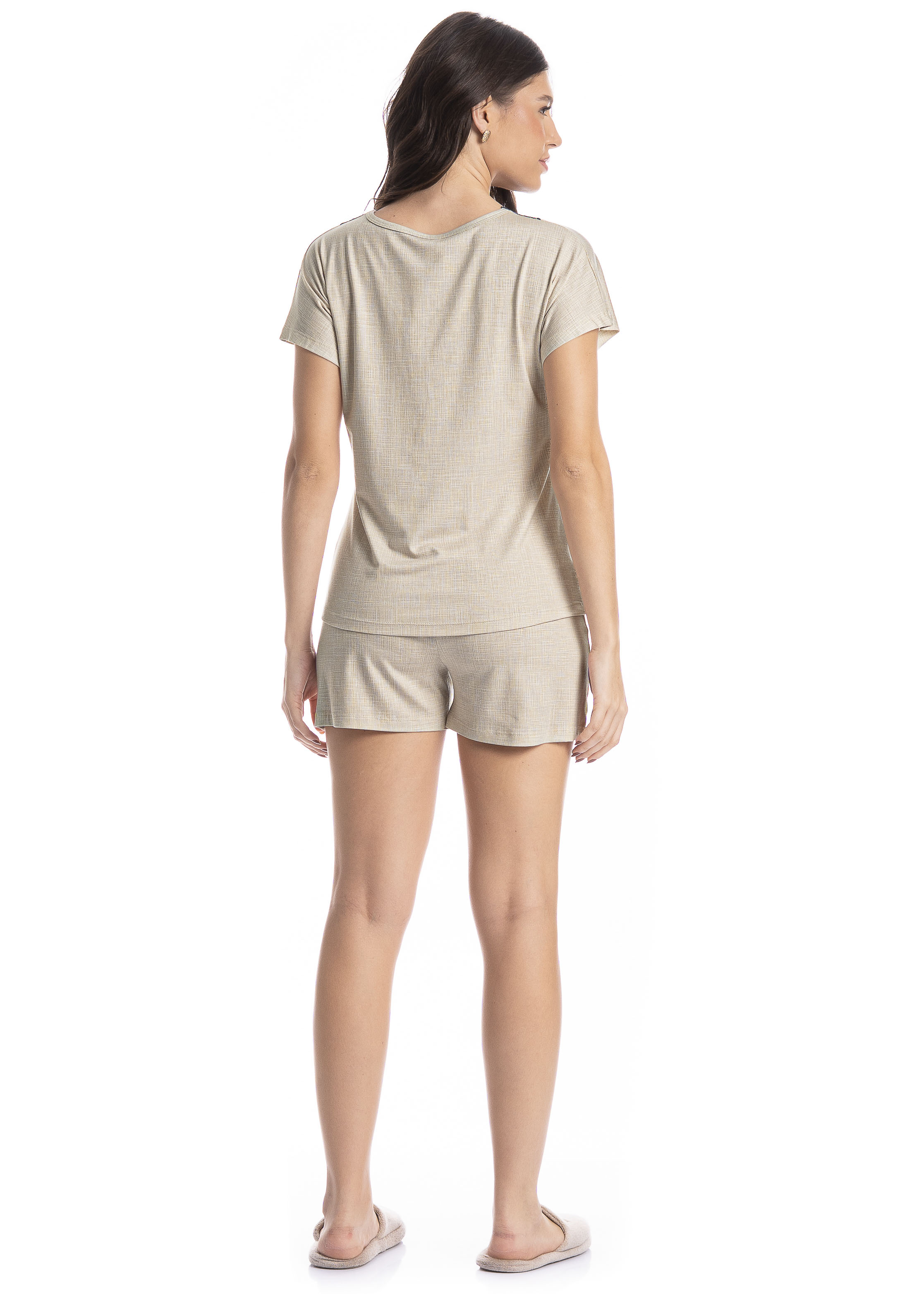 Pijama Feminino Curto Camila - Imagem 4 - Mobile