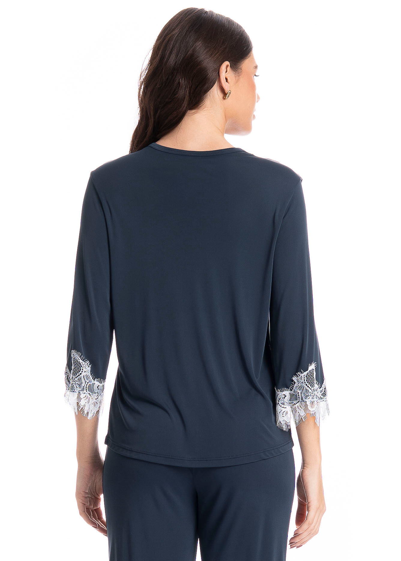Pijama Americano Feminino Curto Lari - Imagem 4 - Mobile