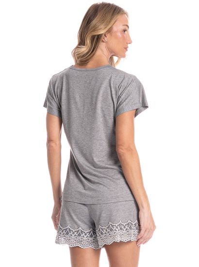 Pijama Curto Feminino Érica - Imagem 2 - Desktop