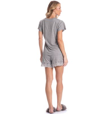 Pijama Curto Feminino Érica - Imagem 4 - Mobile