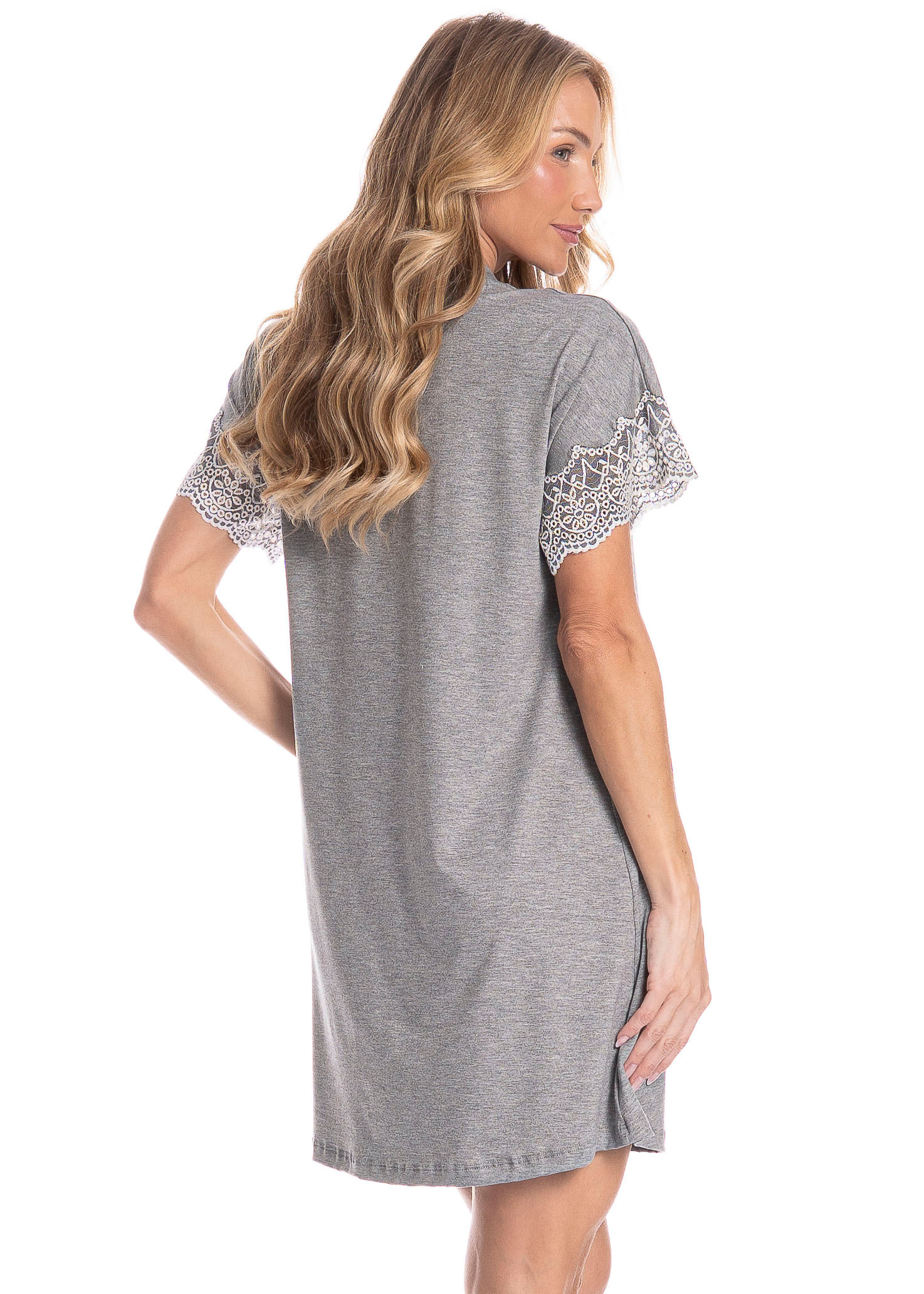 Camisão Feminino Abotoado Érica - Imagem 2 - Mobile