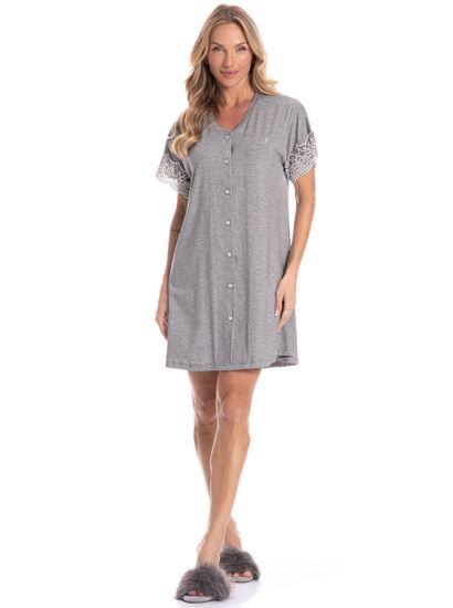 Camisão Feminino Abotoado Érica - Imagem 3 - Desktop