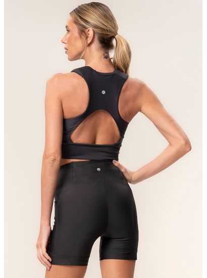 Shorts Médio Slim Shape Com 3 Bolsos Elite - Imagem 2 - Desktop
