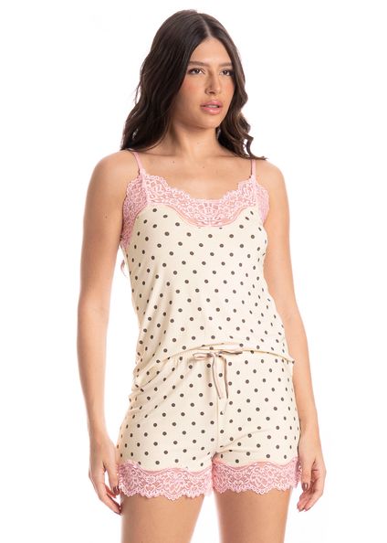 Short Doll Feminino Pati Cinza - Imagem 1