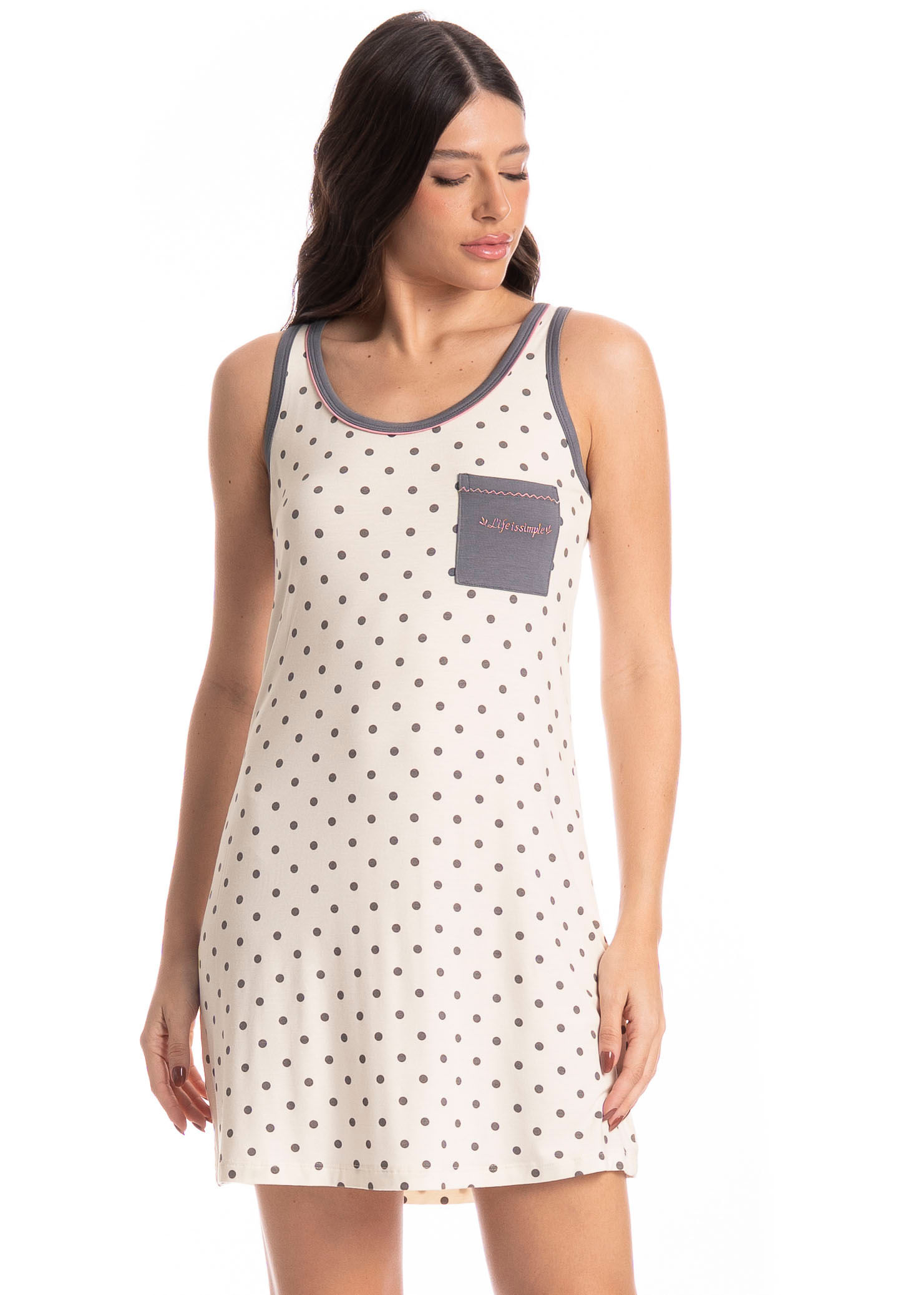 Camisão Feminino Regata Pati - Imagem 1