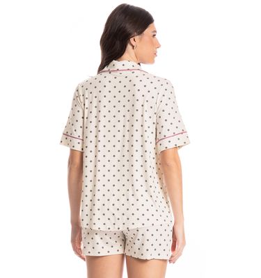 Pijama Americano Feminino Curto Pati - Imagem 2 - Mobile