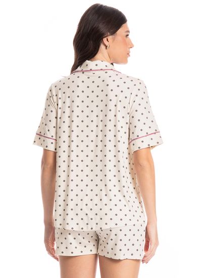 Pijama Americano Feminino Curto Pati - Imagem 2 - Desktop