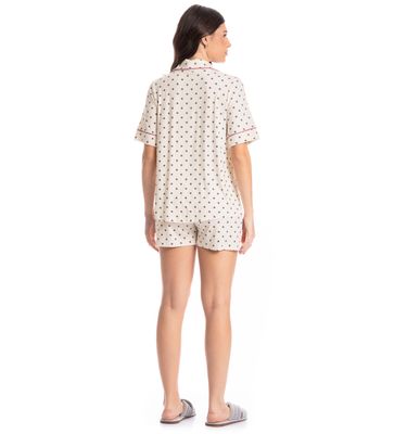 Pijama Americano Feminino Curto Pati - Imagem 4 - Mobile