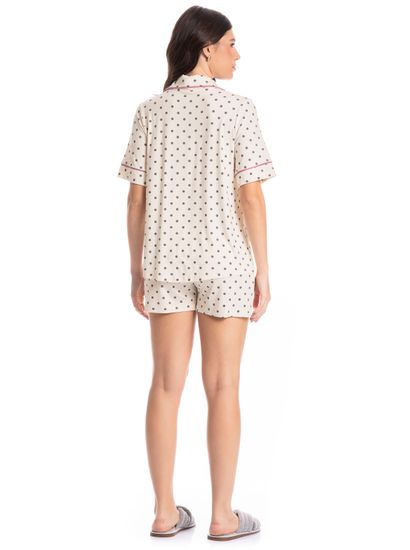 Pijama Americano Feminino Curto Pati - Imagem 4 - Desktop