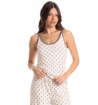 Pijama Feminino Longo Pati - Imagem 3 - Mobile