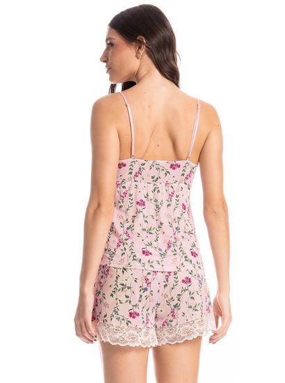 Short Doll Feminino Flor - Imagem 2 - Desktop