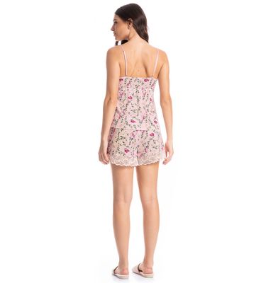 Short Doll Feminino Flor - Imagem 4 - Mobile