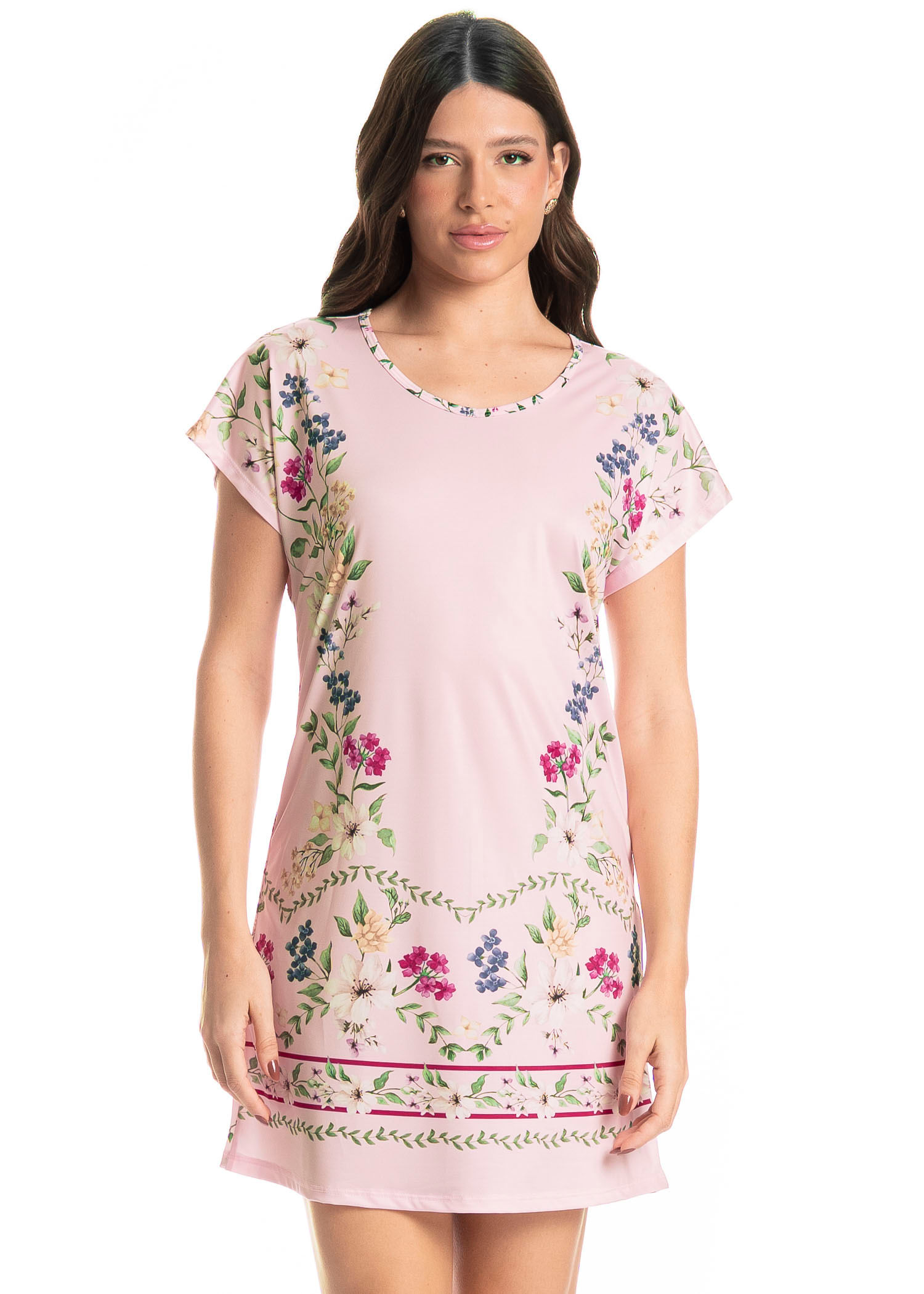 Camisão Feminino Flor - Imagem 1