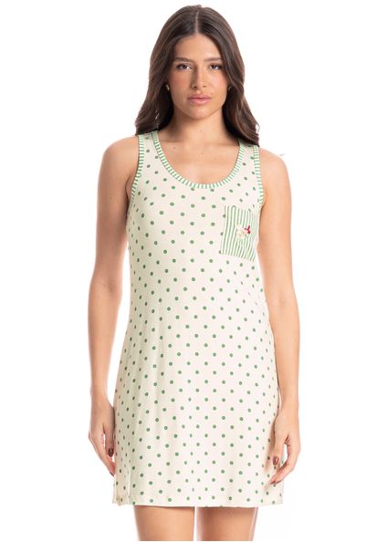 Camisão Feminino Regata Lola Verde - Imagem 1