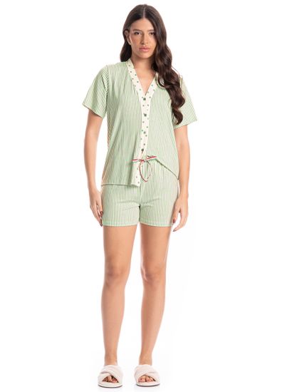 Pijama Americano Feminino Curto Lola - Imagem 3 - Desktop