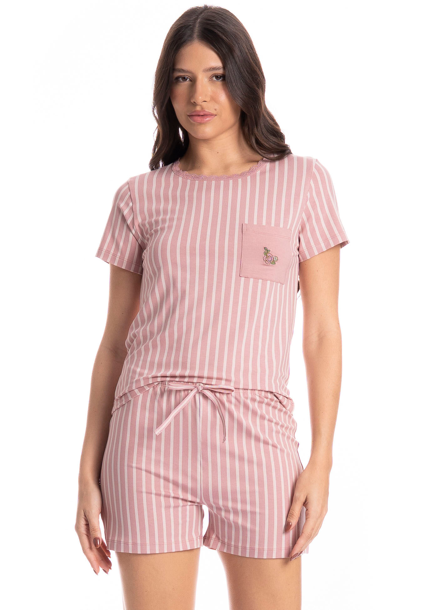 Pijama Feminino Curto Nina - Imagem 1