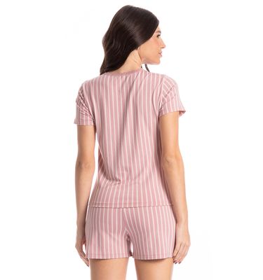Pijama Feminino Curto Nina - Imagem 2 - Mobile