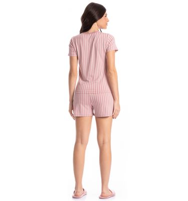 Pijama Feminino Curto Nina - Imagem 4 - Mobile