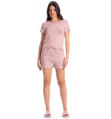 Pijama Feminino Curto Nina - Imagem 3 - Mobile