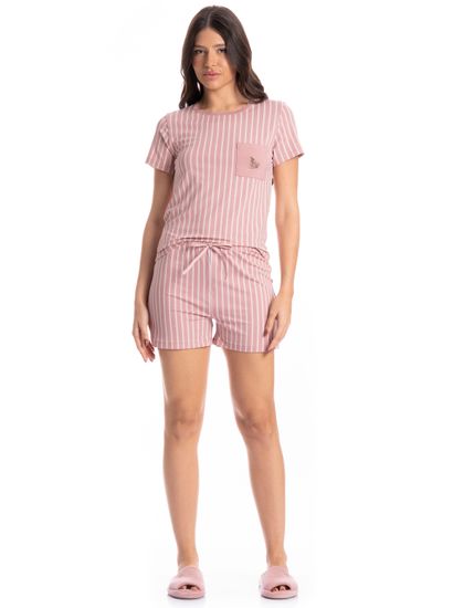 Pijama Feminino Curto Nina - Imagem 3 - Desktop