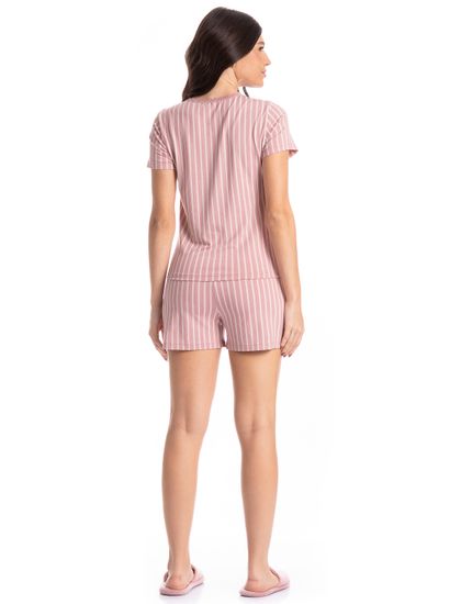 Pijama Feminino Curto Nina - Imagem 4 - Desktop
