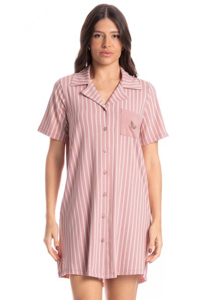Camisão Abotoado Nina Rosa-3 - Imagem 1