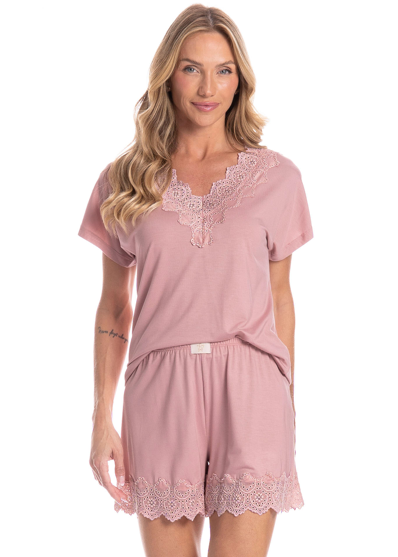 Pijama Feminino Curto Laise - Imagem 1