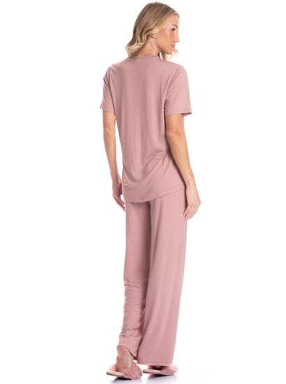 Pijama Americano Longo Feminino Laise - Imagem 2 - Desktop