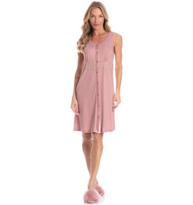 Camisão Feminino Abotoado Laise - Imagem 3 - Mobile