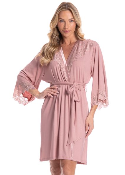 Robe Feminino Laise Rosa-3 - Imagem 1